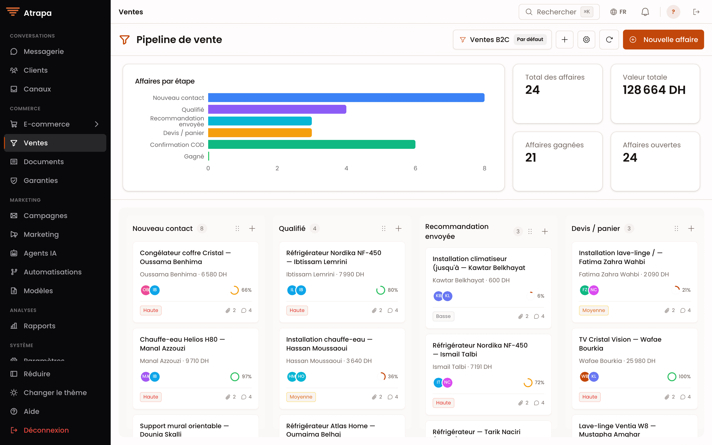 Keep tables full with reminders